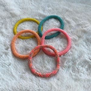 Lily & Laura bracelets ~ set of 5